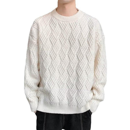 Round Neck Sweater For Boys Loose Casual Trend Lazy - KiwiBrands