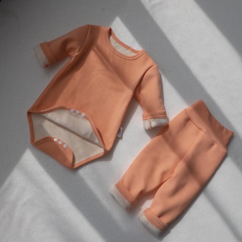 Children's Clothing Spring Baby Jumpsuit High Waist Belly Protection Pants Suit - KiwiBrands