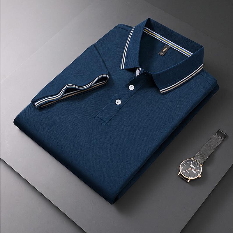 Summer Men's Polo Shirt Lapel T-shirt