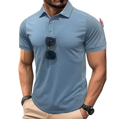 Outdoor Quick-drying Lapel Sports Short-sleeved T-shirt Polo Shirt - KiwiBrands