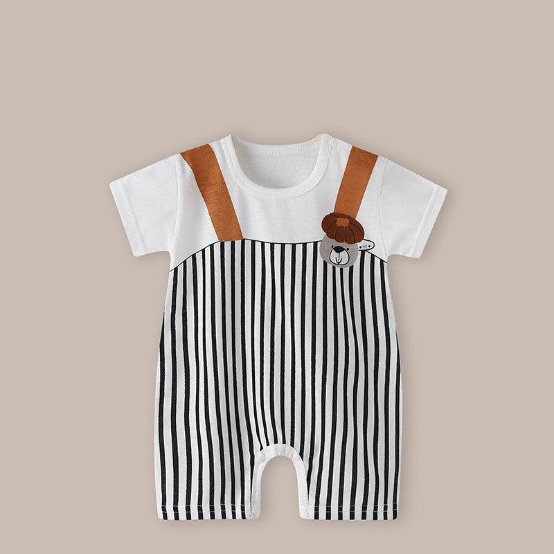 Thin Women's Short Sleeve Newborn Baby Child Jumpsuit Romper - KiwiBrands