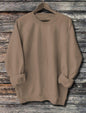 Men's Solid Color Light Plate Long Sleeved Sweatshirt