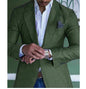 Spring New Striped Suit Jacket Men's Casual Slim Top