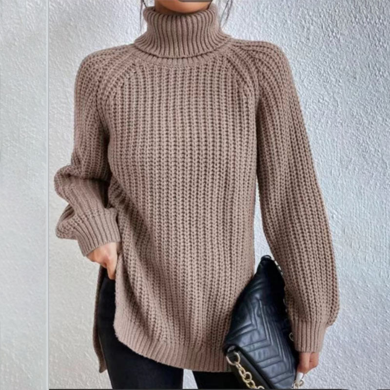 Woolen Sweater Fashion High Collar Thick Sweater