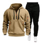 Men's Multi-pocket Zipper Hooded Sweatshirt Sportswear