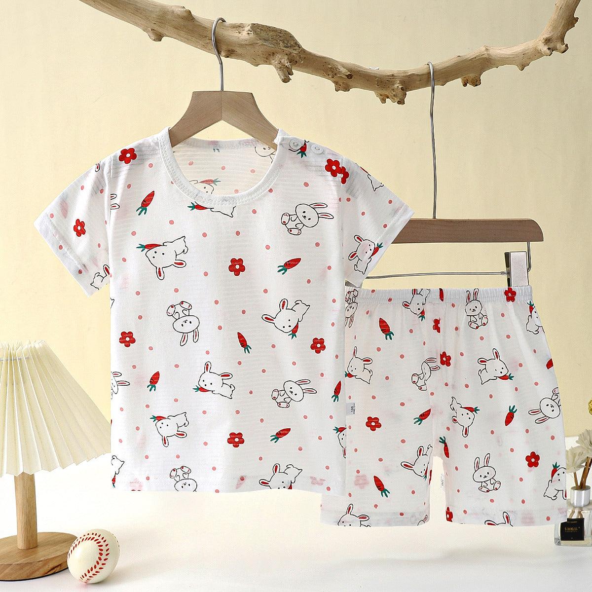 Children's Loungewear Pajamas Pure Cotton Underwear Set