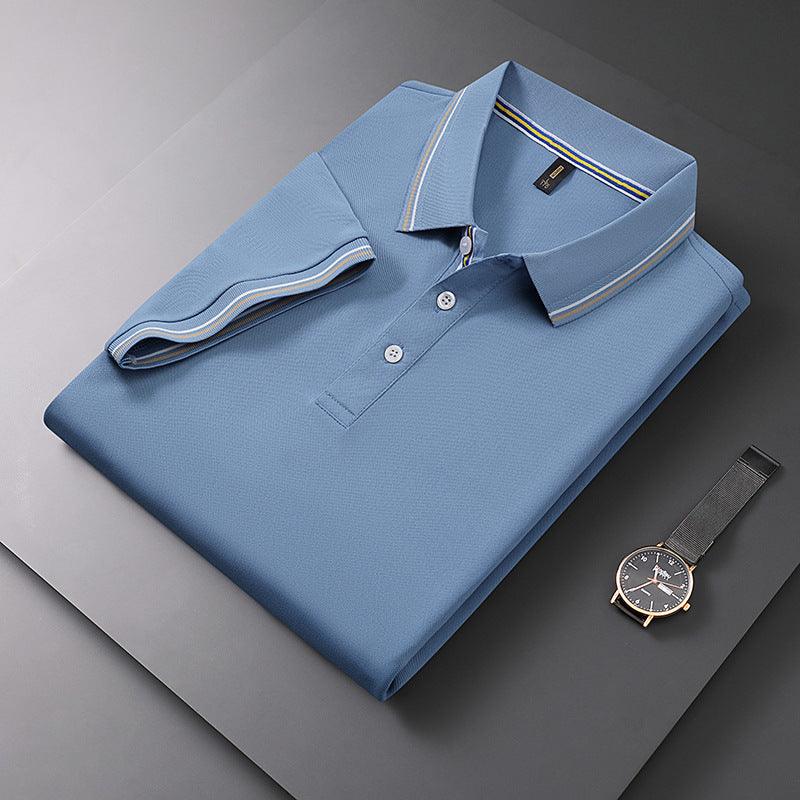 Summer Men's Polo Shirt Lapel T-shirt