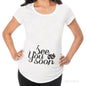 Women T-Shirts Slim Maternity Funny Letter Tops O-Neck Pregnancy Women - KiwiBrands