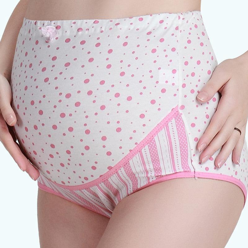 Pregnant women's underwear, stomach lift pants, maternity clothes, cotton, pregnant women's underwear, adjustable high waist pants - KiwiBrands
