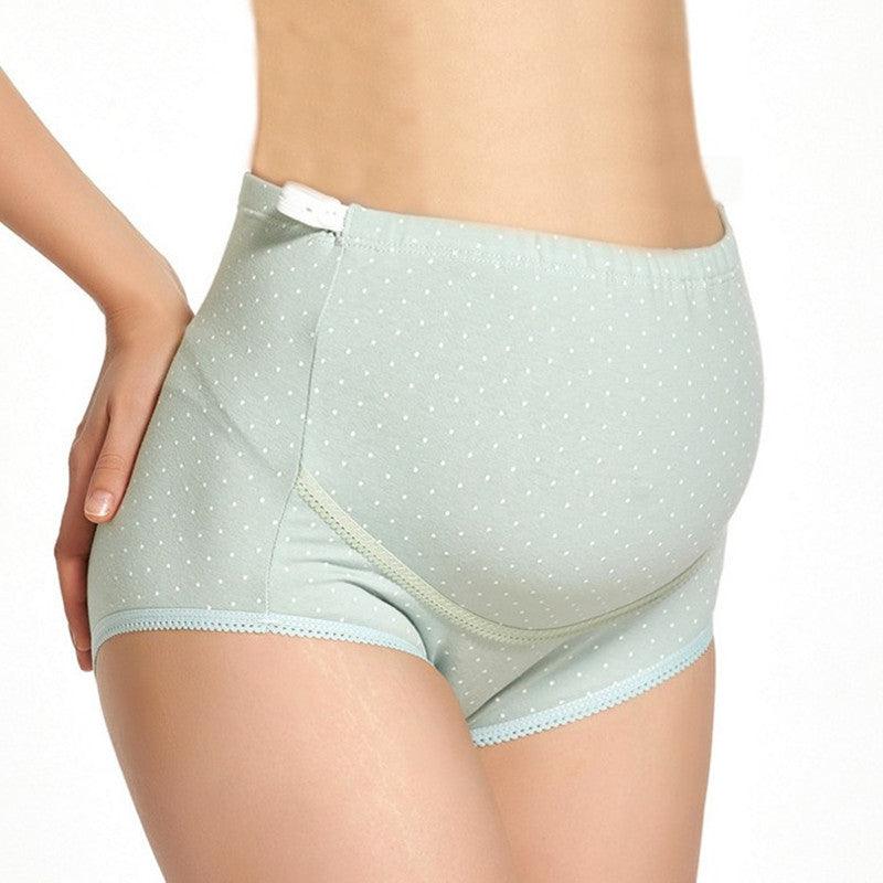Pregnant women's underwear, stomach lift pants, maternity clothes, cotton, pregnant women's underwear, adjustable high waist pants - KiwiBrands